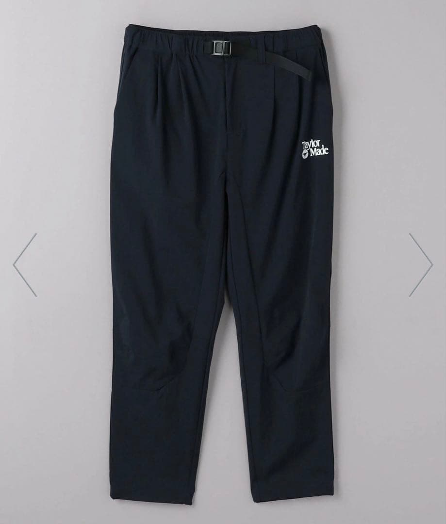 <TaylorMade>ゴルフ　アローズコラボ　ロゴワイドパンツ　ネイビ
