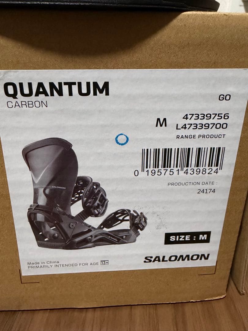 SALOMON QUANTUM CARBON ビンディング Mサイズ