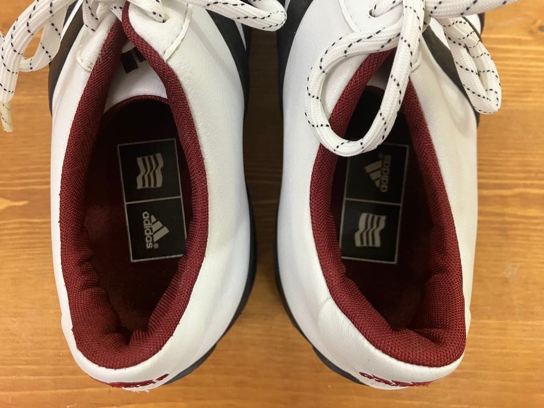 adidas ゴルフシューズ 23.5cm スパイク付 レディース 1回使用 …