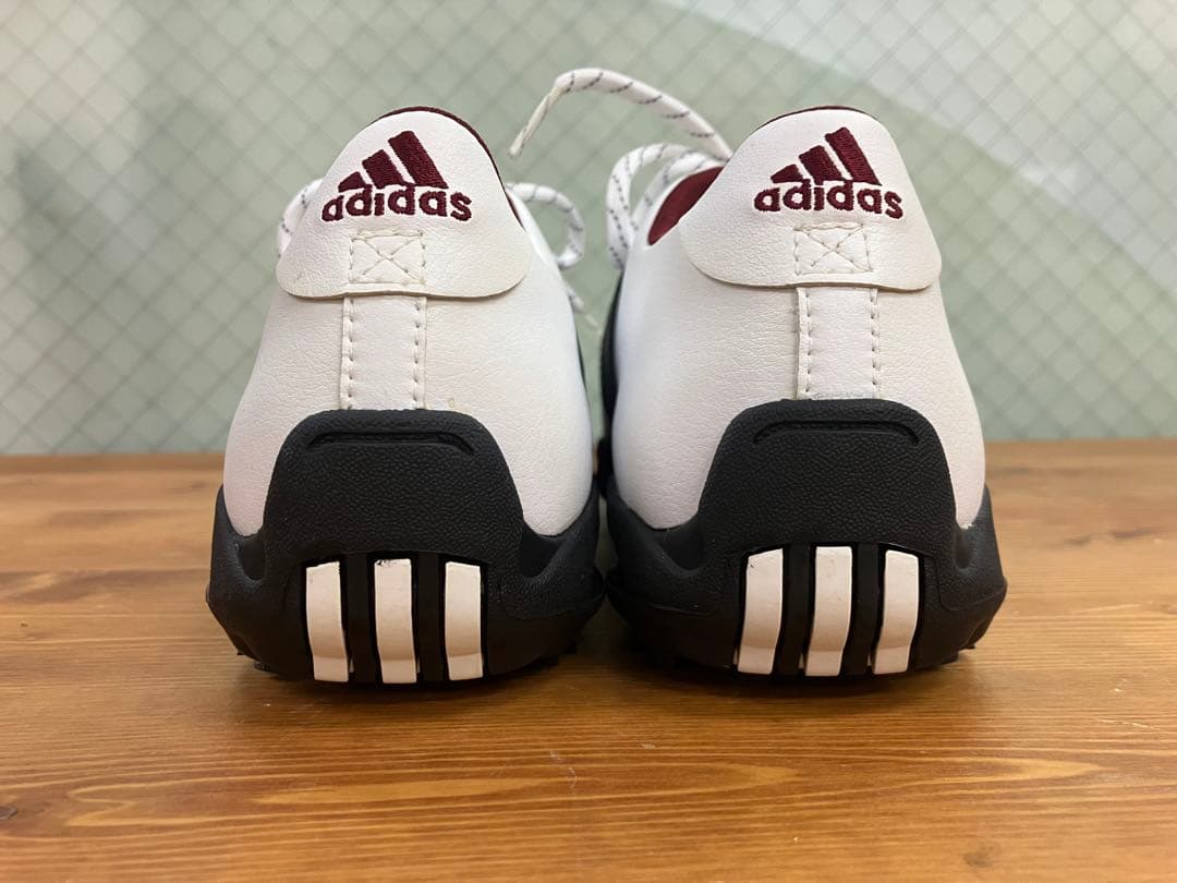 adidas ゴルフシューズ 23.5cm スパイク付 レディース 1回使用 …