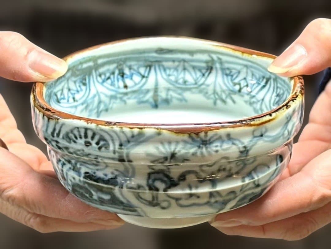 新品　和田一人作　小鉢　湯呑　一服碗　染付祥瑞　小抹茶碗　プレゼント　ラッピング