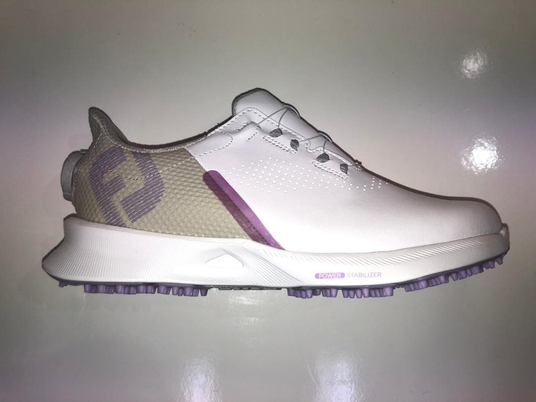 フットジョイ WOMEN'S FJフューエルBOA ホワイト／ライラック23.0
