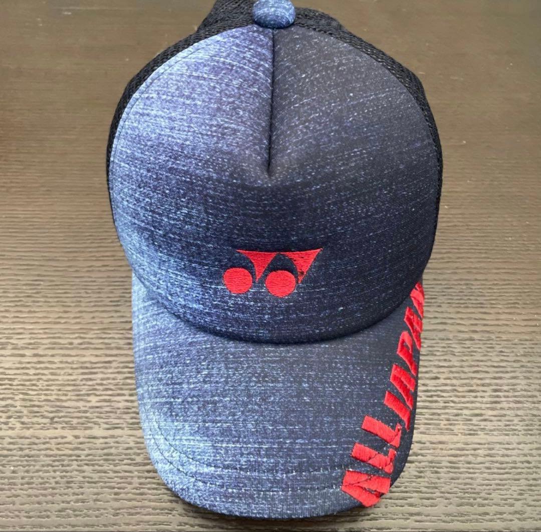YONEX 2018 インターハイ 限定 ALLJAPAN キャップ ネイビー