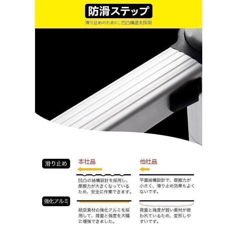 はしご 伸縮 3.8m ハシゴ 梯子 耐荷重150kg ロックスライド32