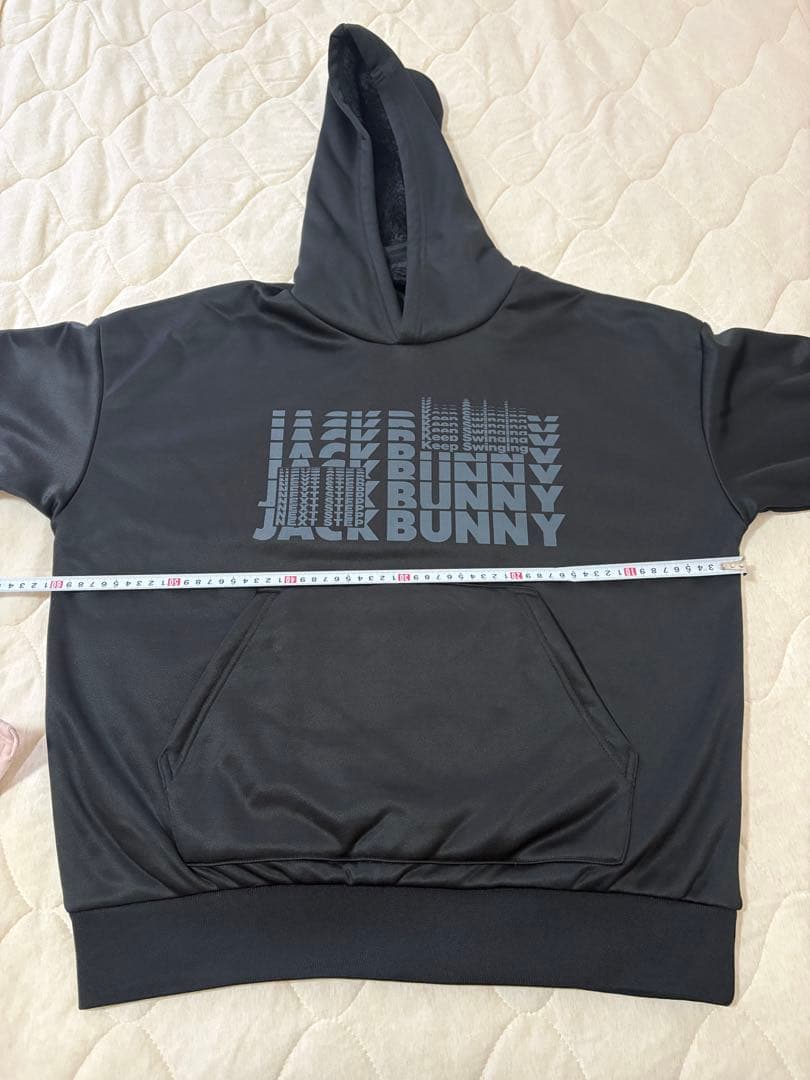 JackBunny ‼︎裏フリースパーカー ブラック 4（M）新品未使用 正規品