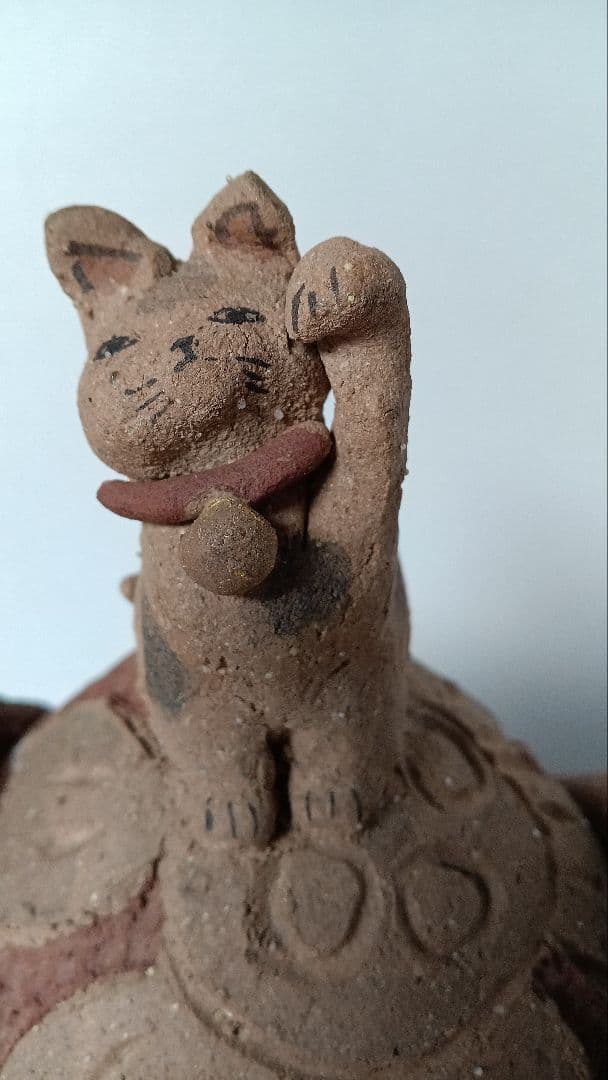 作家物　ネコの小物入れ　置き物