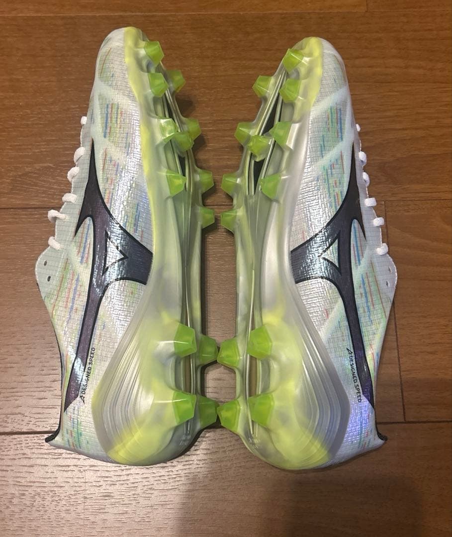 【ほぼ新品】MIZUNO α ⅡJAPAN アルファ ジャパン ミズノサッカー白