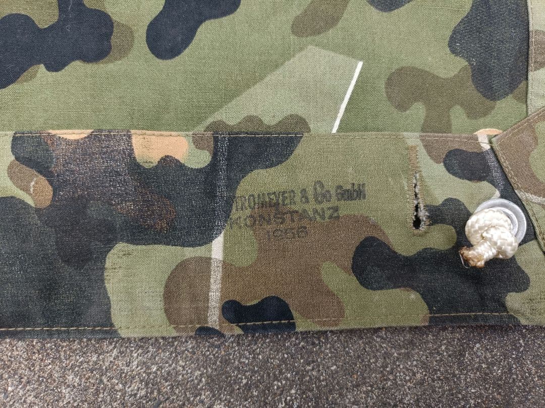【美品】西ドイツ軍 アメーバカモ パップテント 1956年