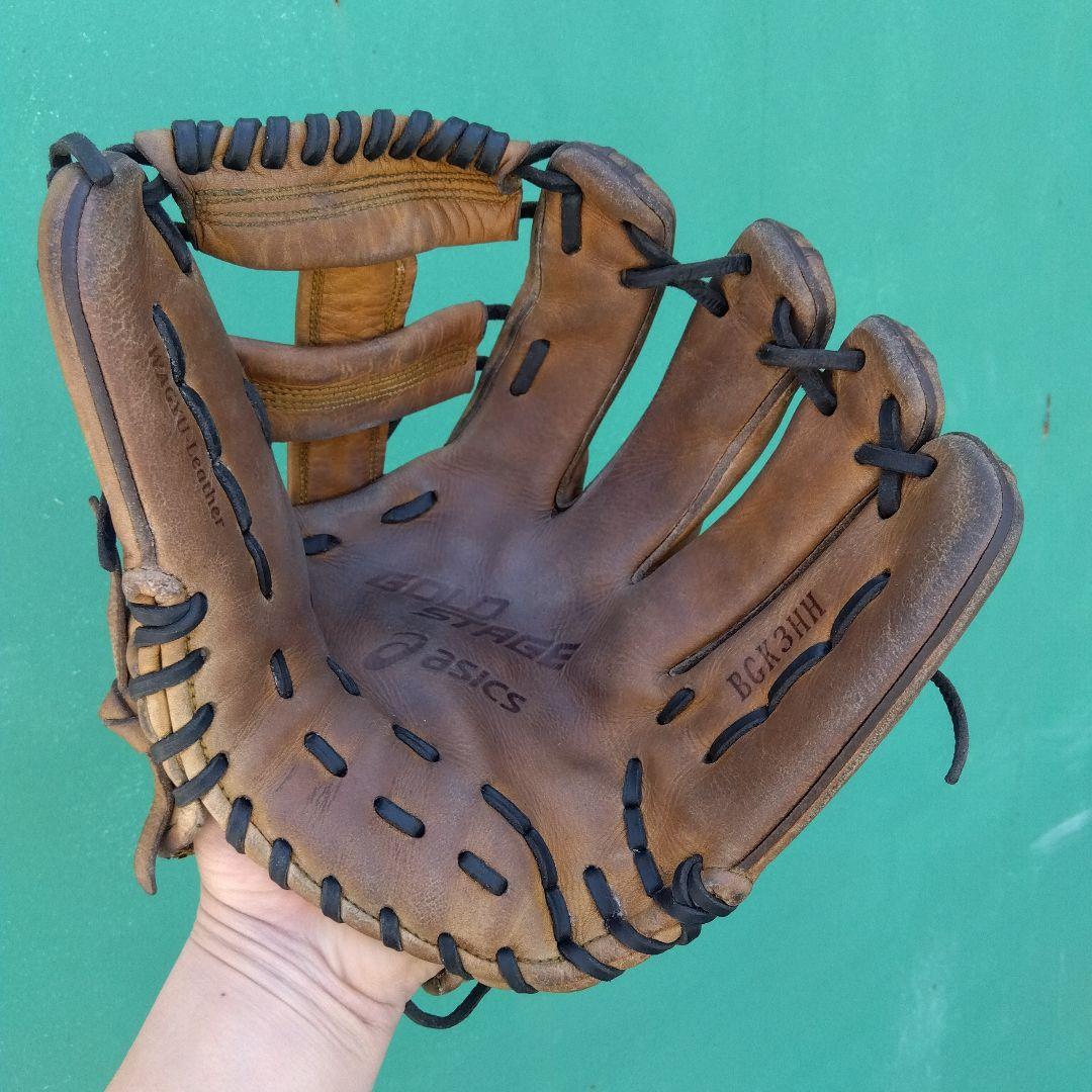【良型】野球 グローブ 一般硬式 アシックス ゴールドステージ 内野手用