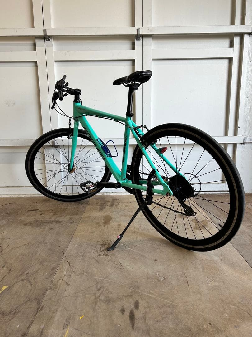 ENFLER クロスバイク ミントグリーン SHIMANO 21段変速