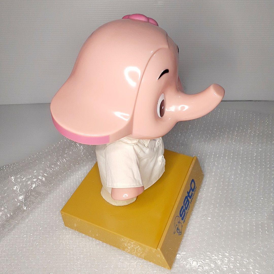 【当時物】サトコちゃん 佐藤製薬 白衣 特大 約35cm フィギュア 台座付き