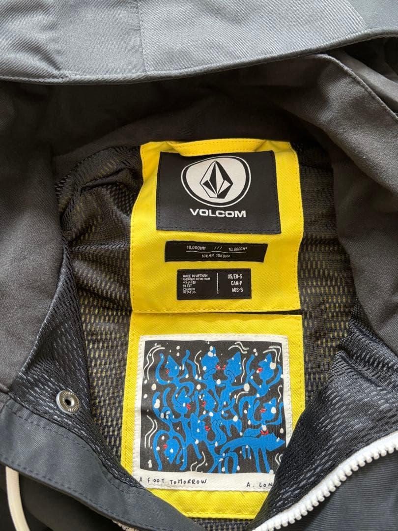 VOLCOM フード付きスノーボードウェア S メンズ
