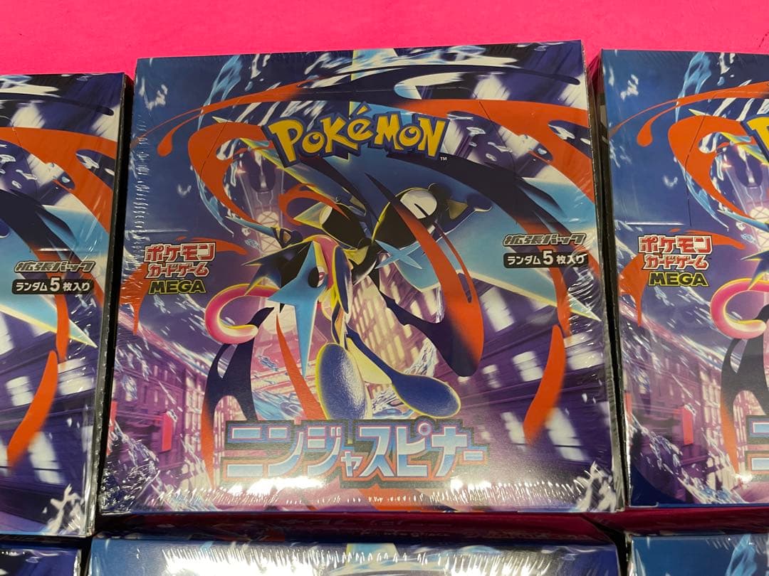 ポケモンカード ニンジャスピナー 新品未開封 シュリンク付き 6box