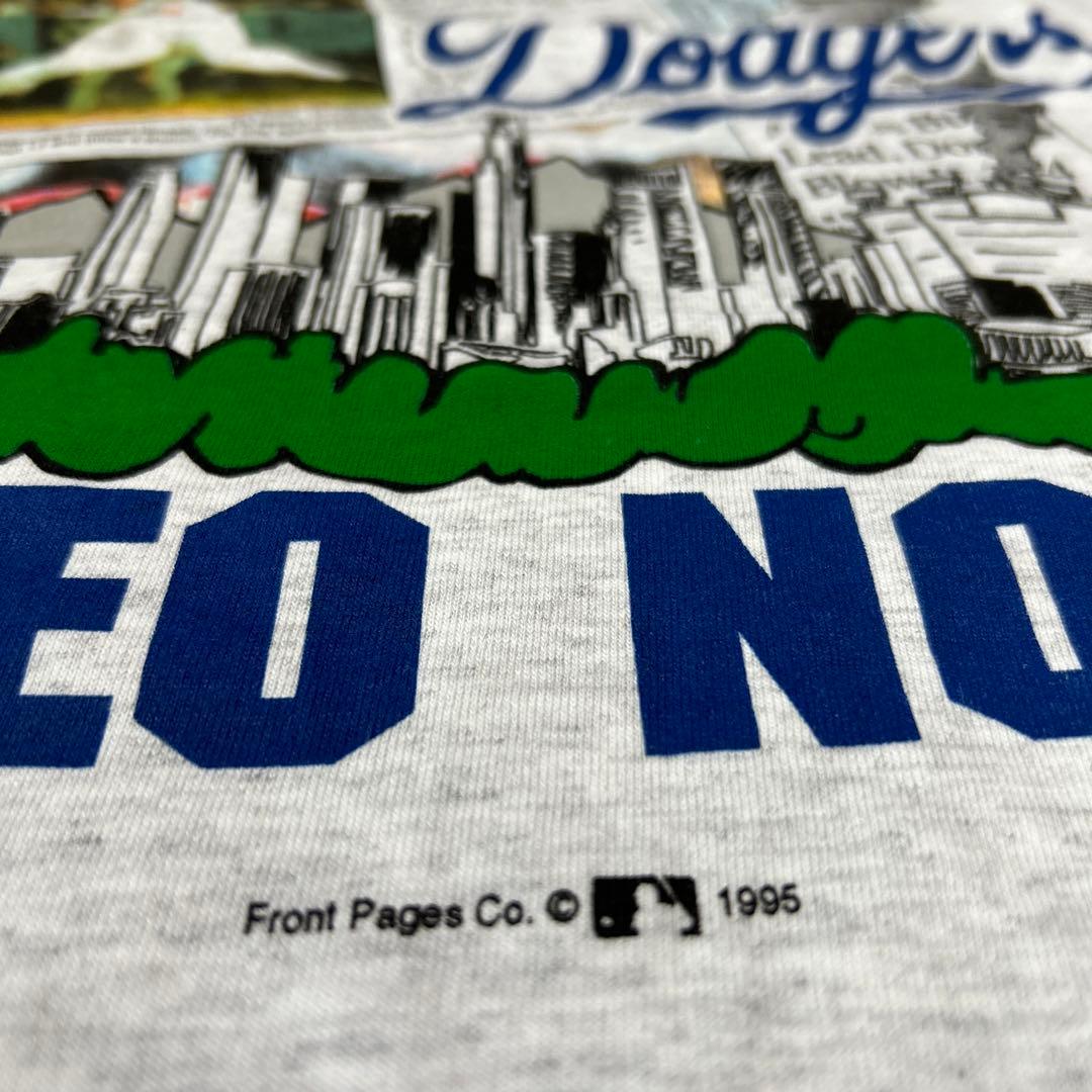 95's USA製　ドジャース　野茂英雄　Ｔシャツ