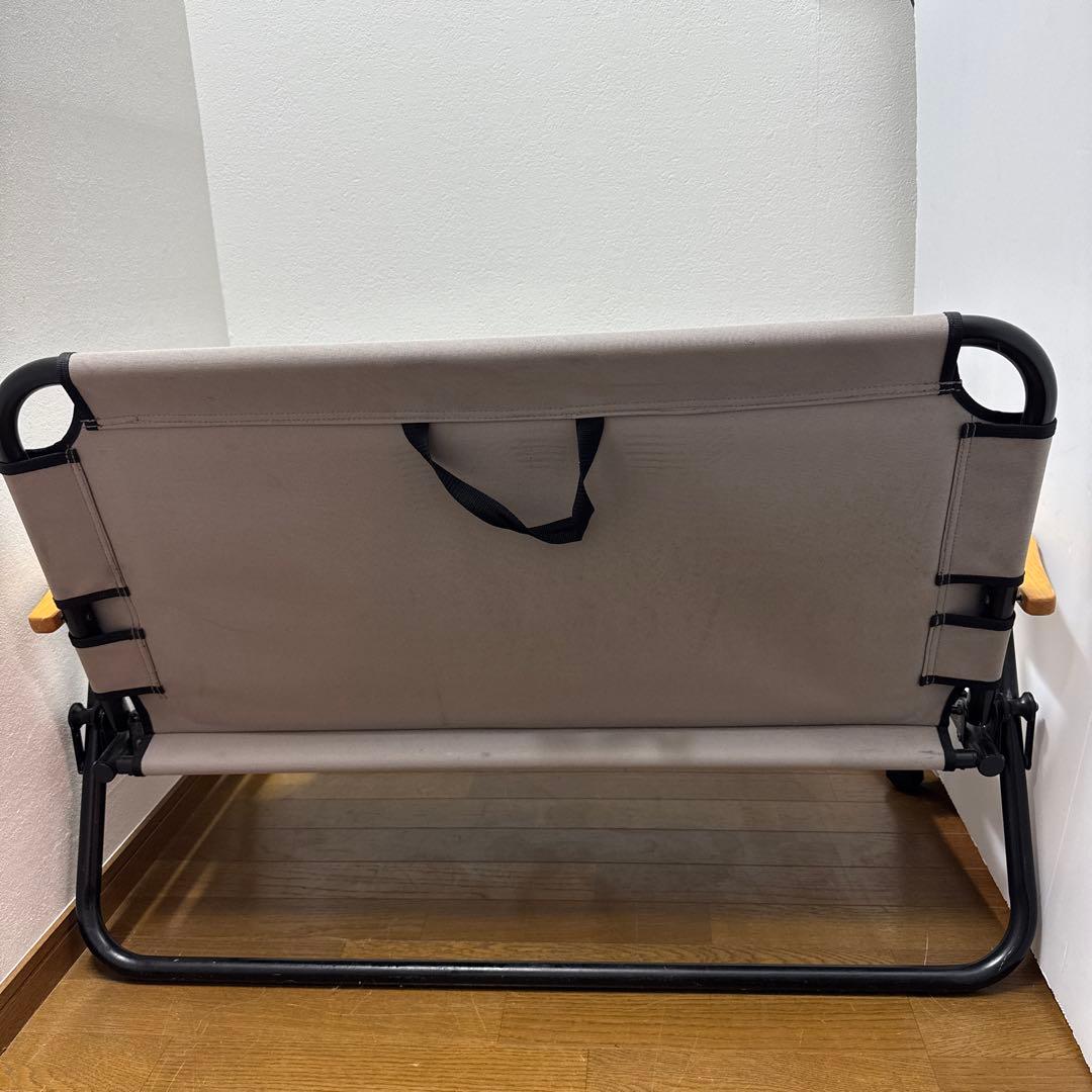 QUICKCAMP 折りたたみアウトドアベンチ ベージュ
