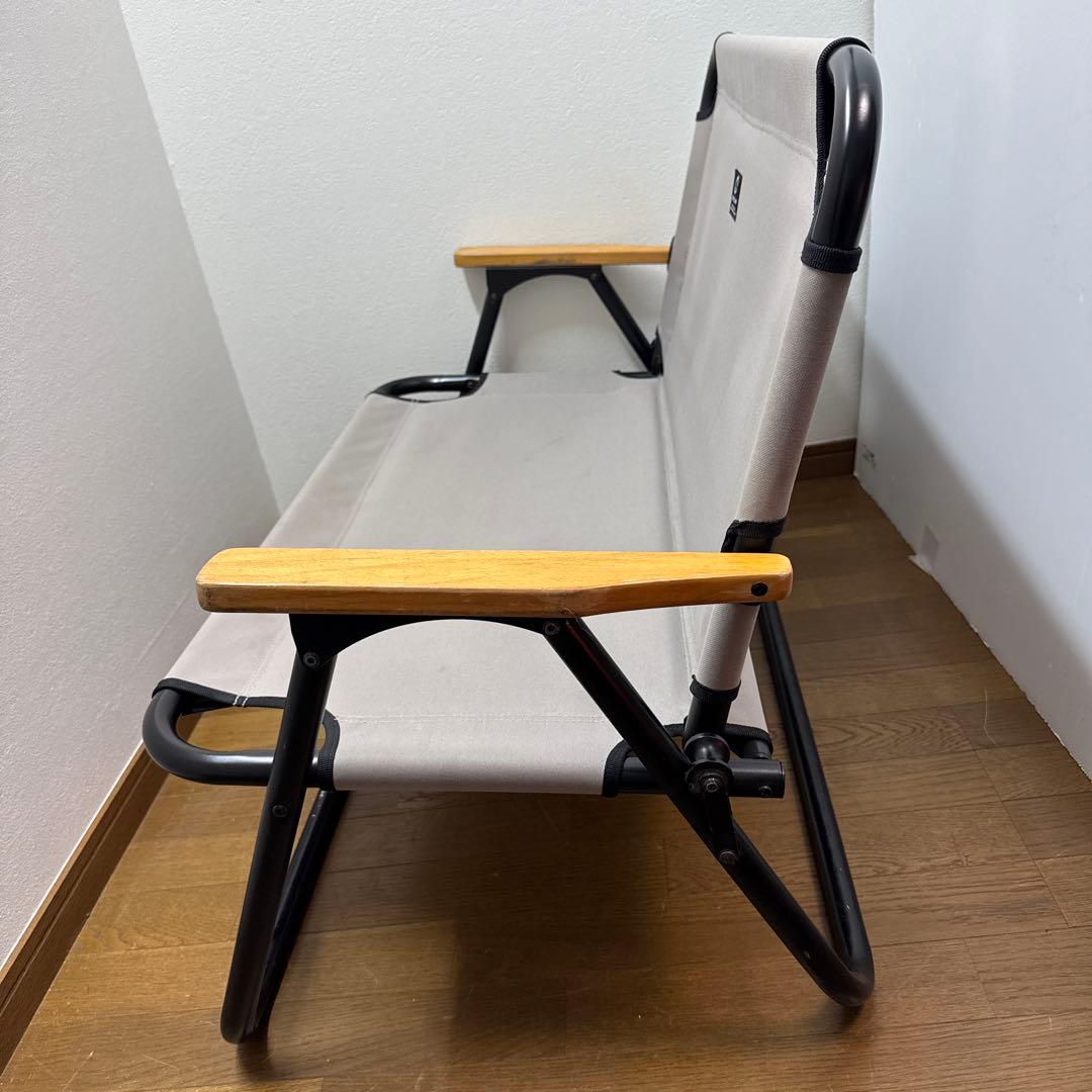 QUICKCAMP 折りたたみアウトドアベンチ ベージュ