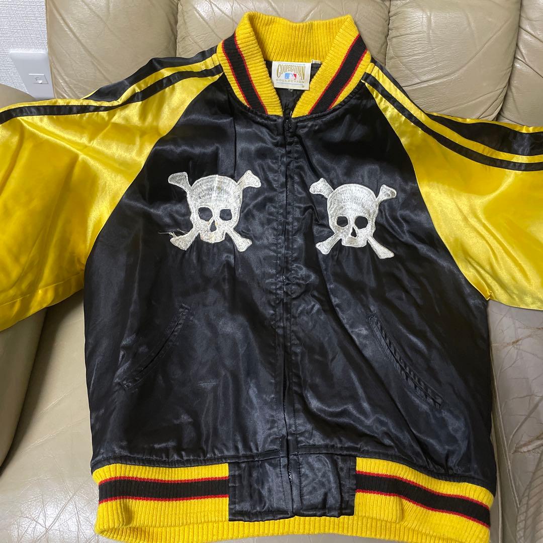 【WBC開幕】90's MLBパイレーツスタジャン M刺繍ロゴ ヴィンテージ