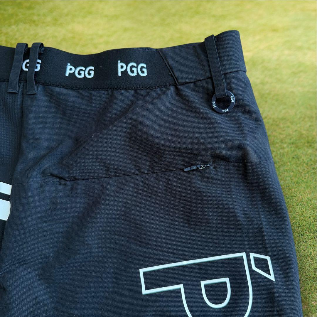 パーリーゲイツ　PGG ハーフパンツ　短パン　5 L〜XL相当 紺　ネイビー　白
