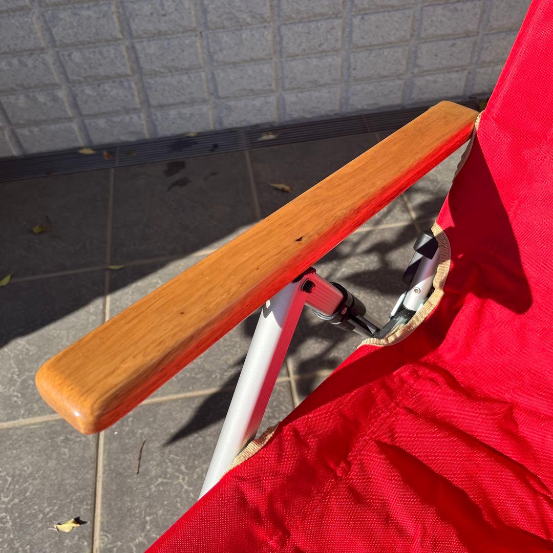 ★希少★Coleman Lay Chair コールマン　レイチェア　レッド①