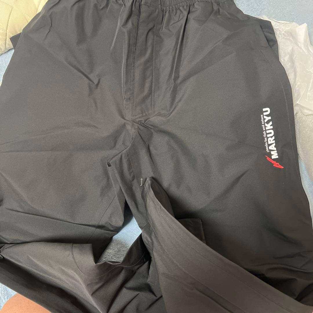 マルキユー レインスーツL ブラック 上下セットＬサイズブラック