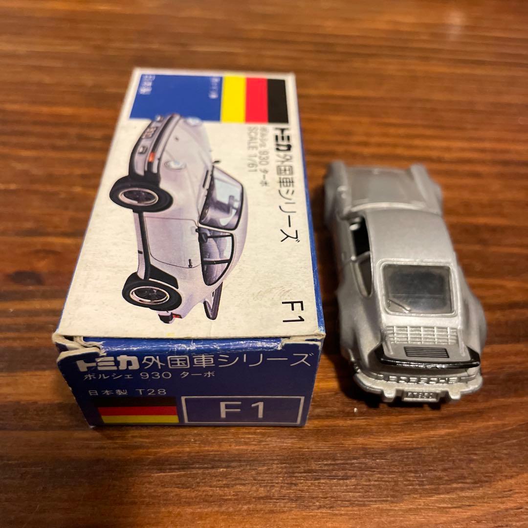 トミカ　ポルシェ930 ターボ　青箱F1