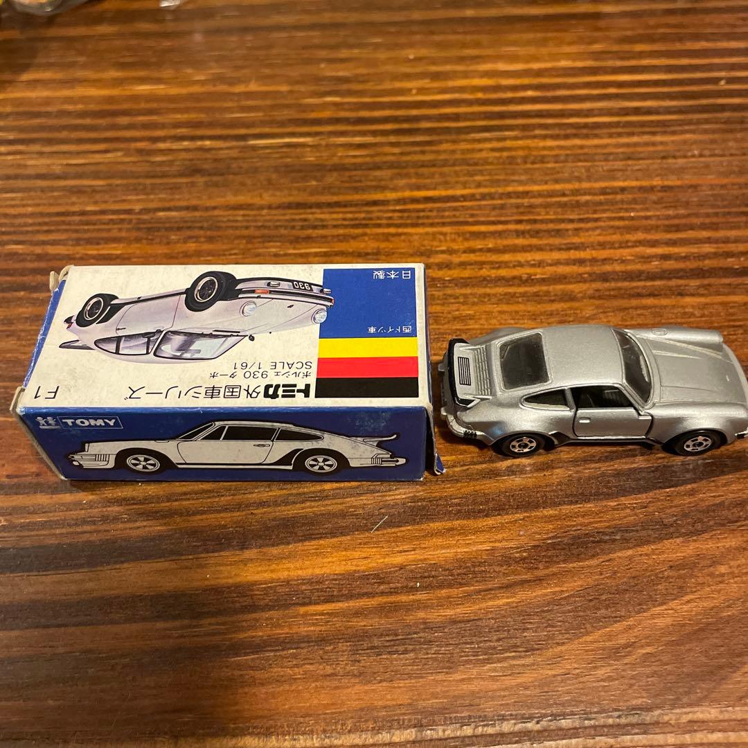 トミカ　ポルシェ930 ターボ　青箱F1