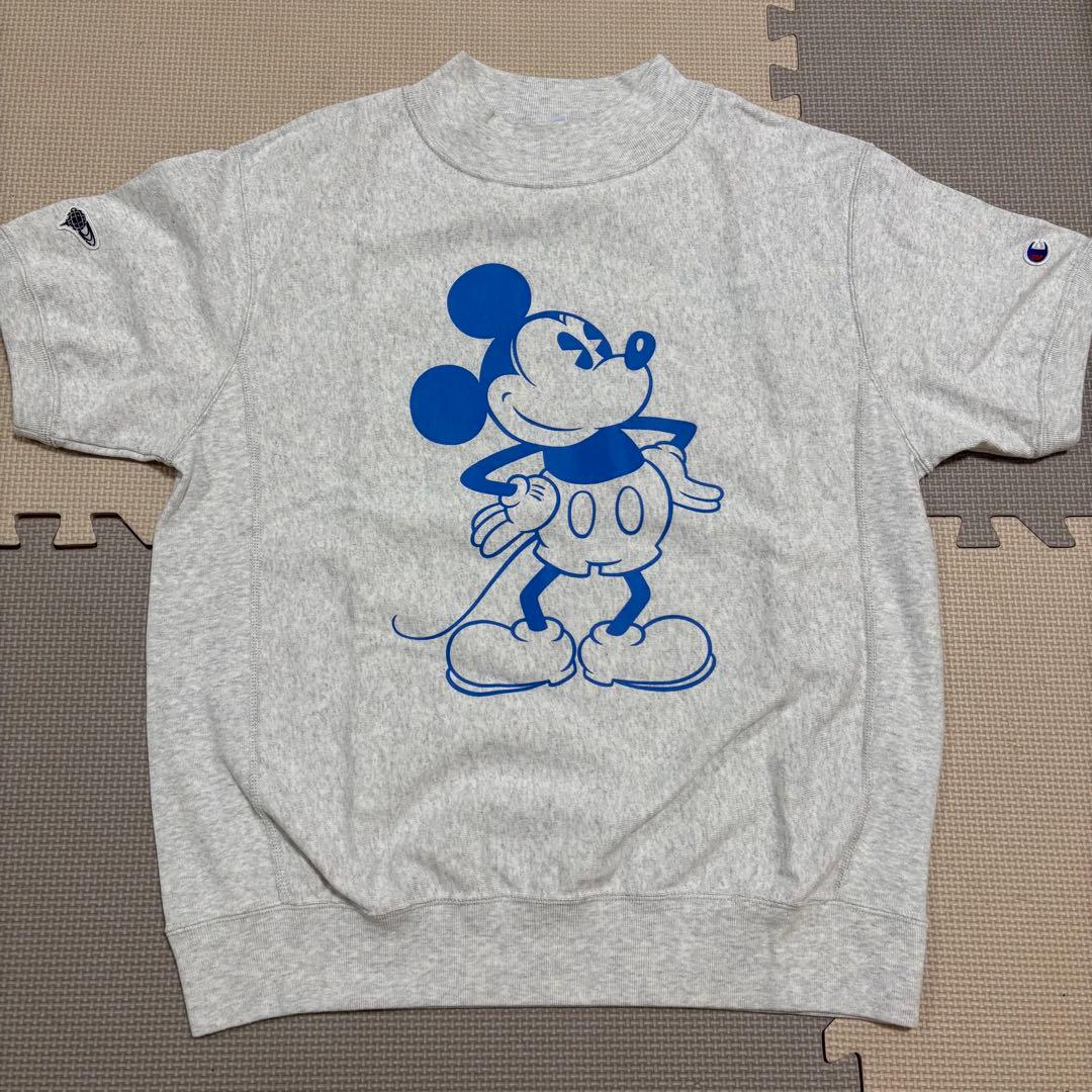 Champion × BEAMS GOLF Disney モックネックシャツ