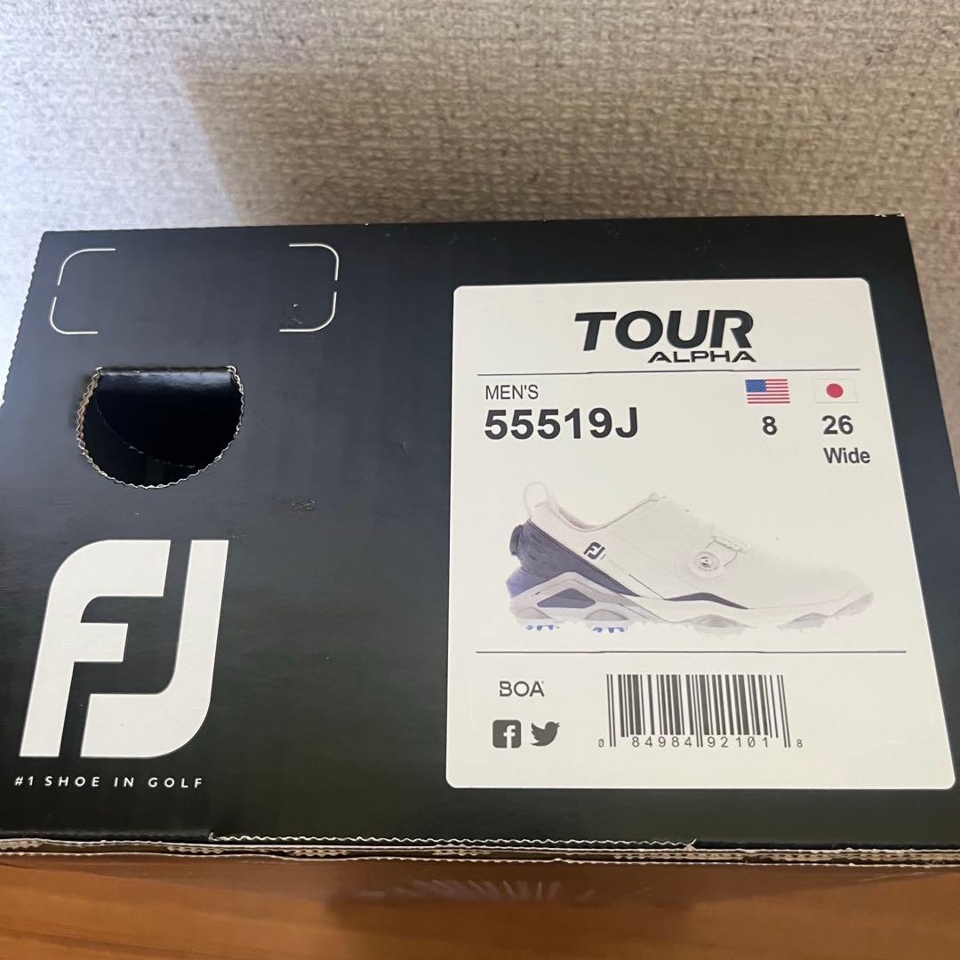 【新品未使用】26cm フットジョイ FootJoy ゴルフシューズ ワイド