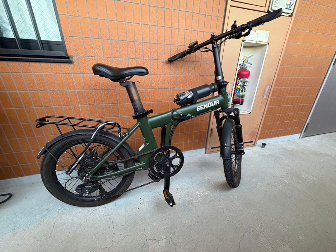 EENDUR C4 電動アシスト自転車 オリーブグリーン