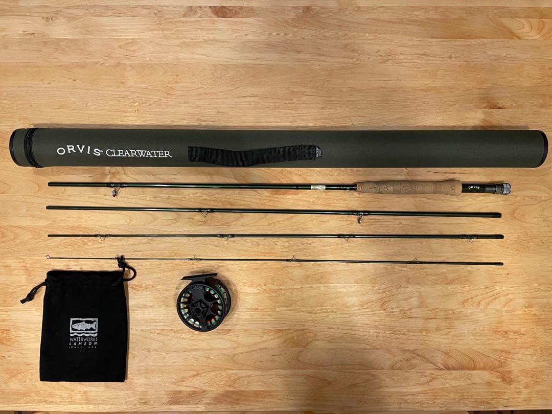 ORVIS Clearwater フライロッド 10ft #5 ＋ フライリール
