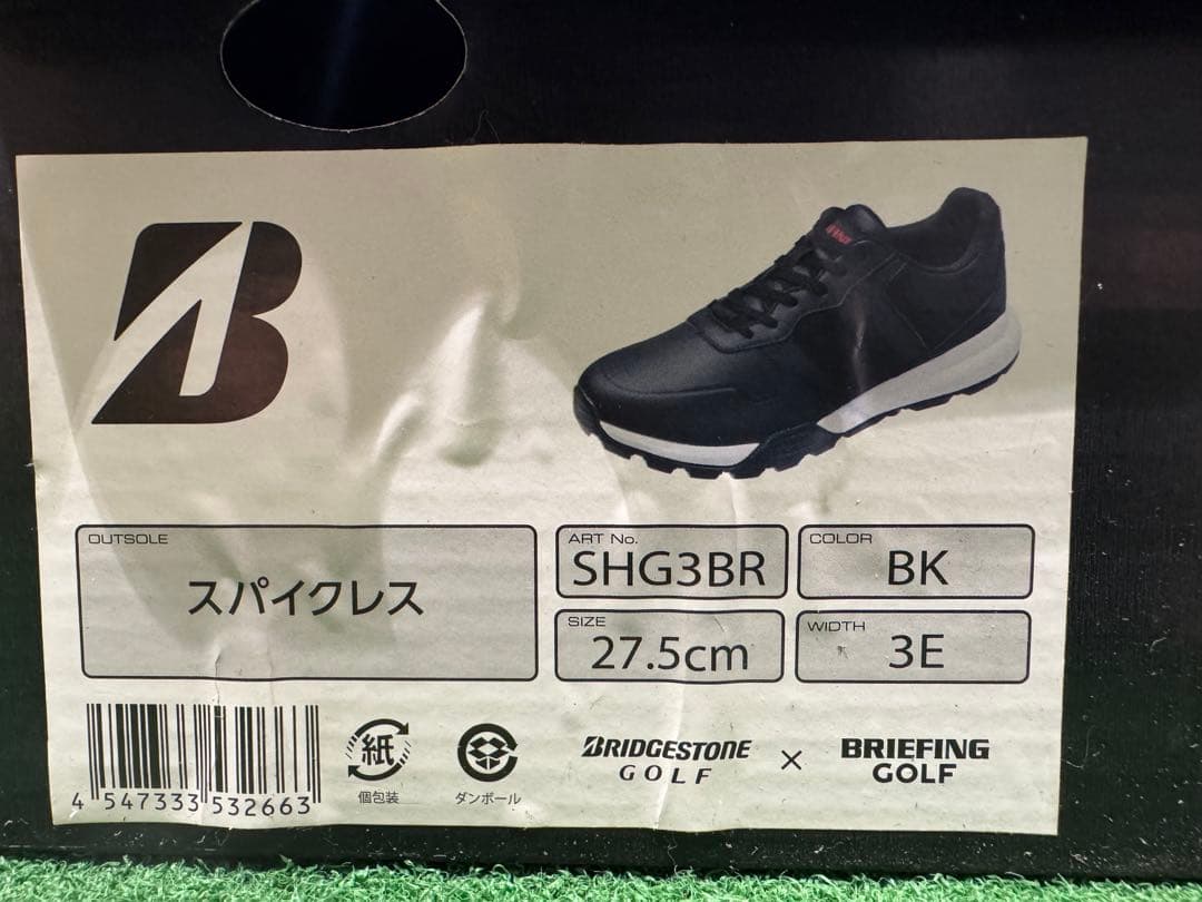 ゴルフシューズ 27.5 新品 ブリヂストン ブリーフィング BRIEFING