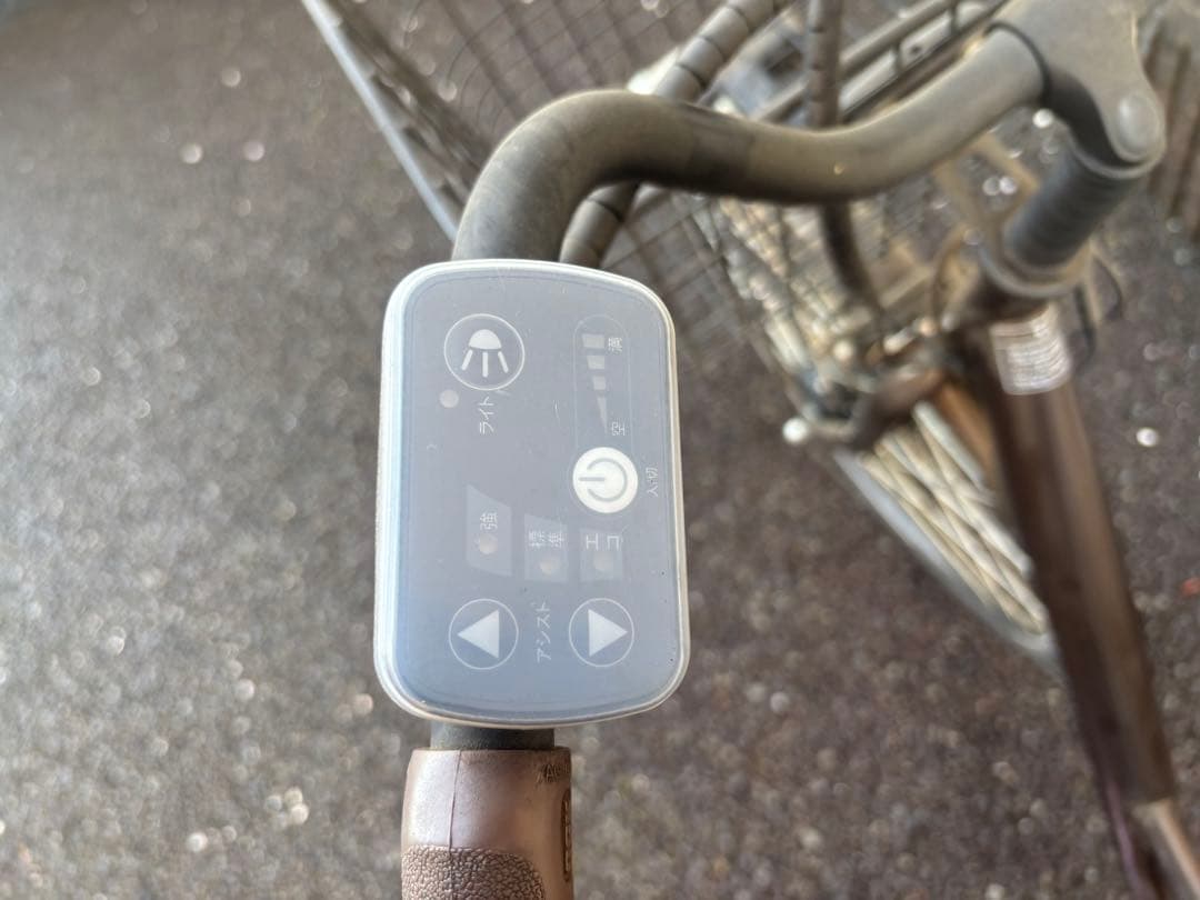 電動アシスト自転車 ブラウン 前カゴ付き メルレット ブラウン