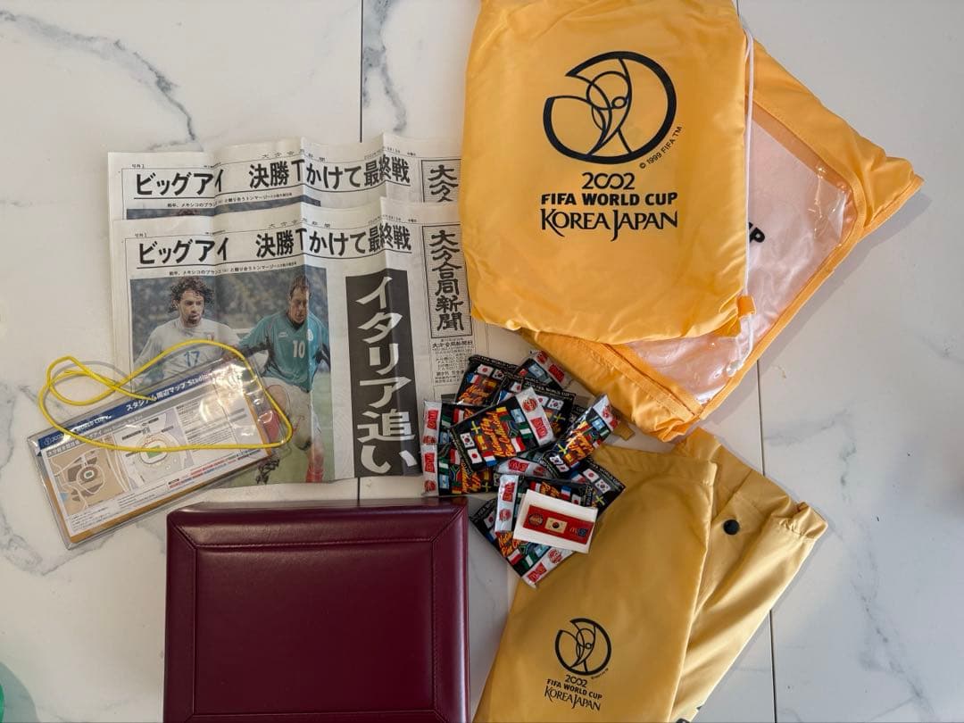 日韓ワールドカップ2002 記念グッズなど