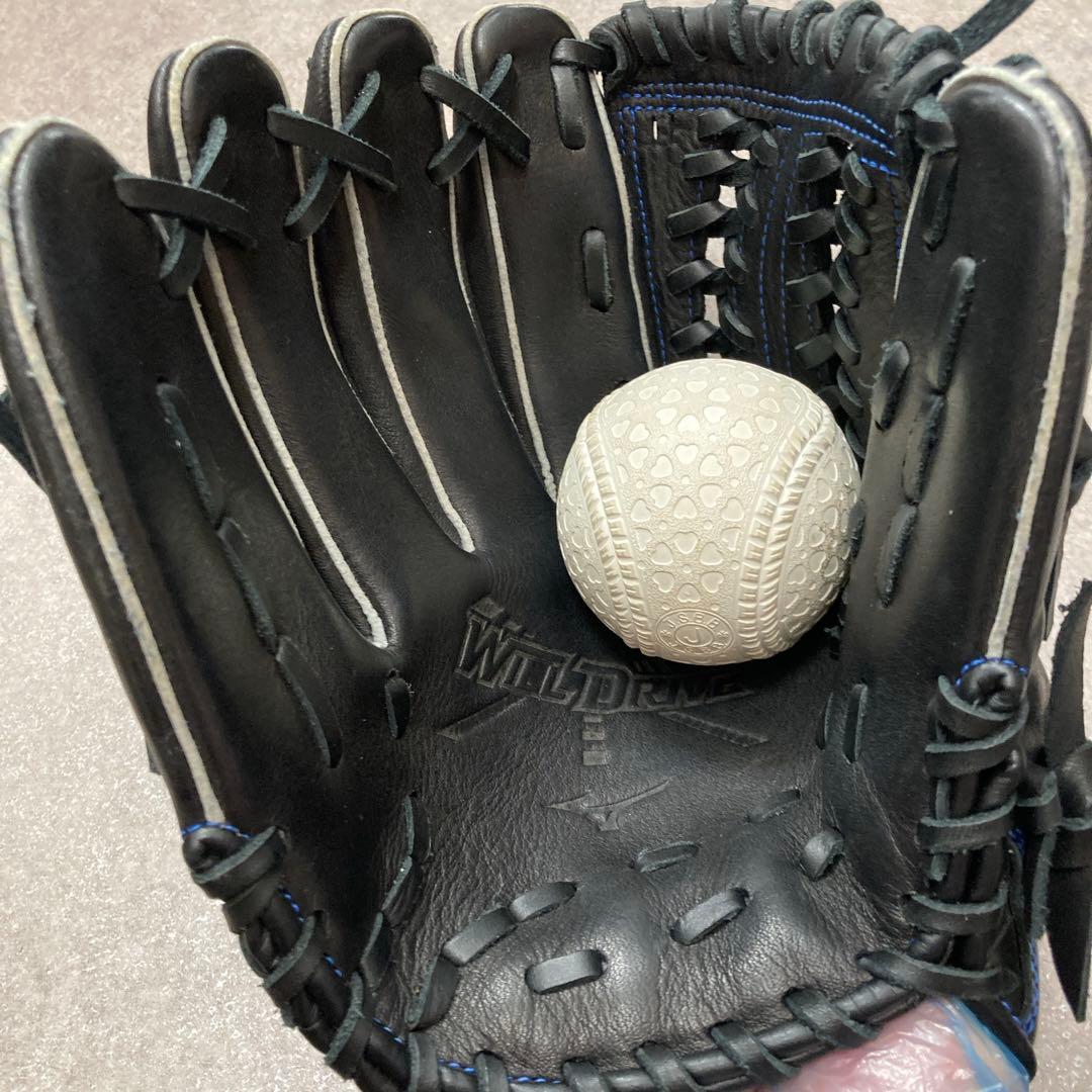 ミズノ 少年 軟式 左投げ用 野球 グローブ 子供用 グラブ 状態良好品