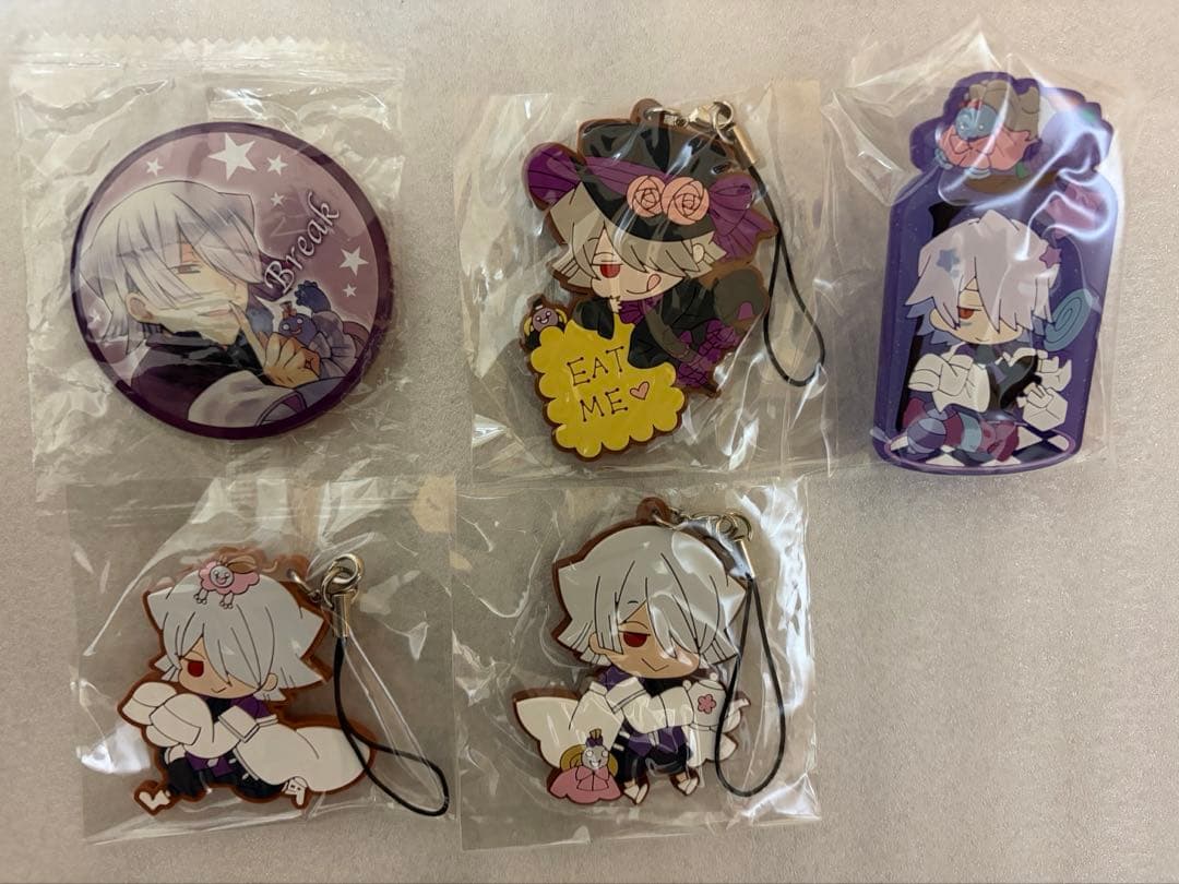 パンドラハーツ　ブレイク　ラバスト　アニカプ　缶バッジ　きゃらとりあ　5点セット