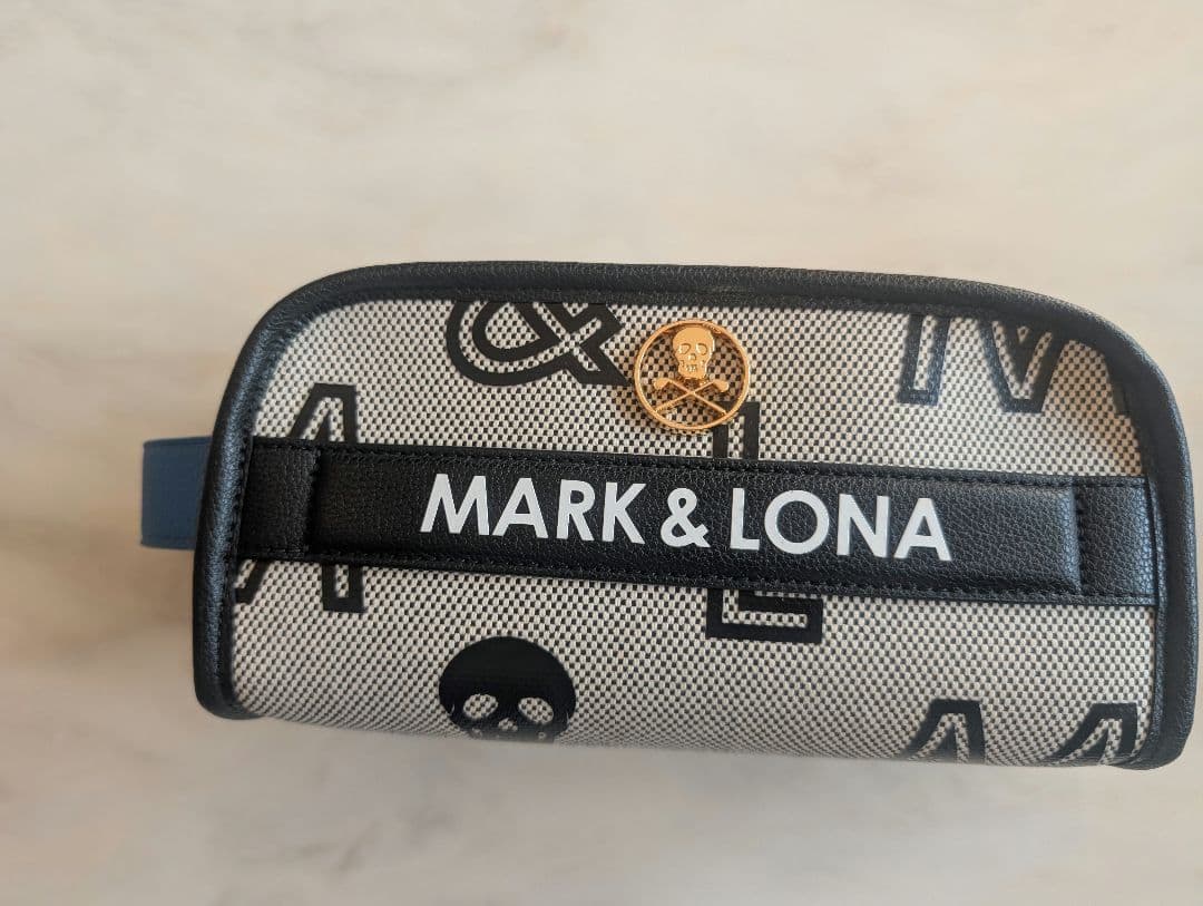 MARK & LONA スカルプリントポーチ