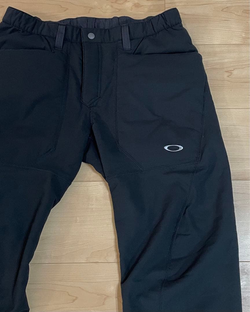 oakley オークリー　防寒防風ゴルフパンツ　リバーシブル　裏起毛　メンズL