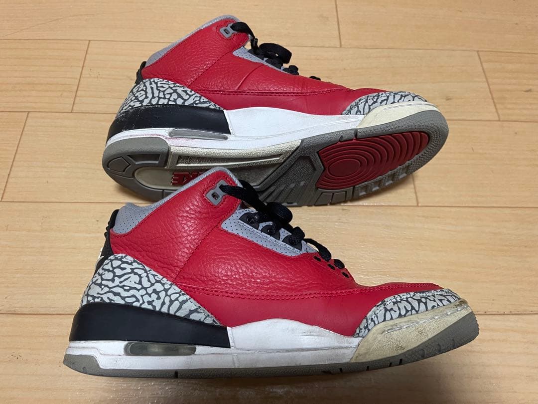 シューズ(男性用) NIKE AIR JORDAN 3 RETRO 25cm