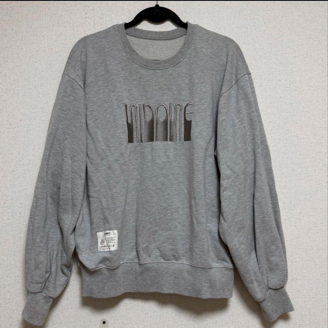 vaundy nidoneロゴスウェット　グレーL