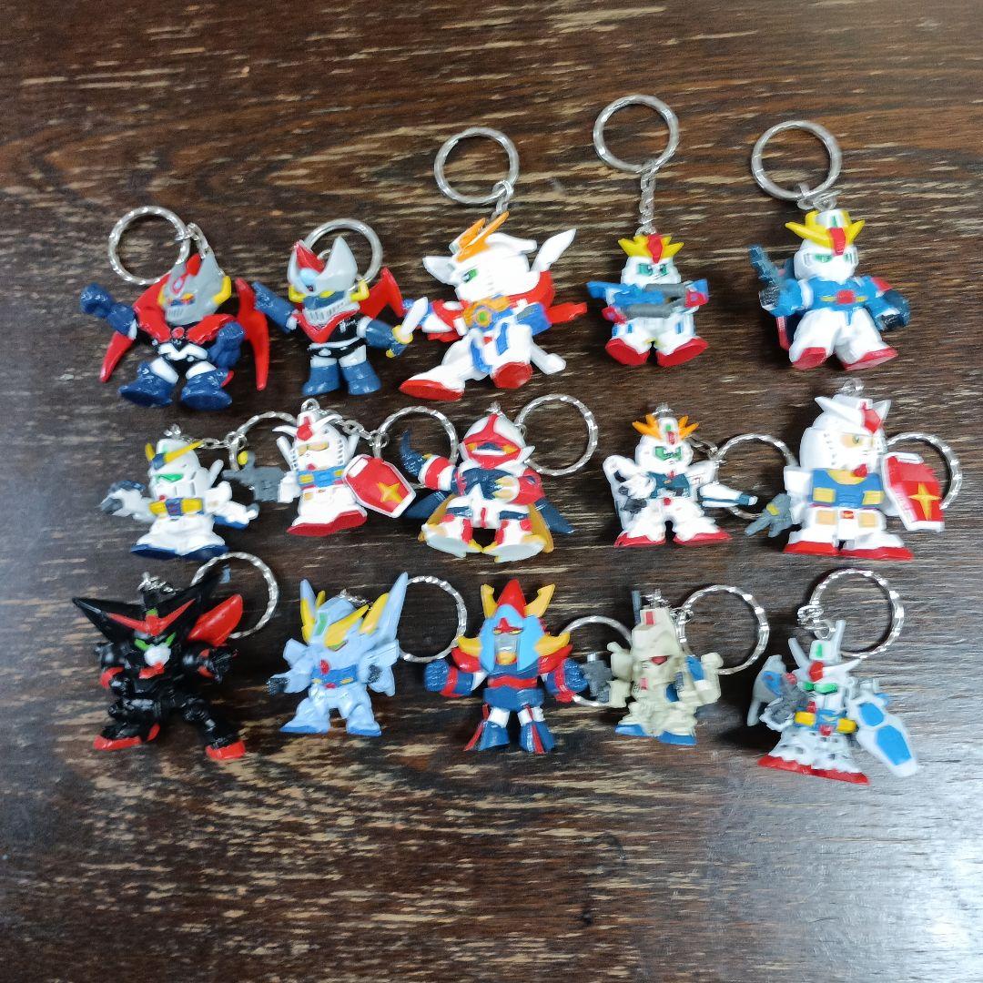 ガンダムロボットキャラクター キーホルダー 15個セット