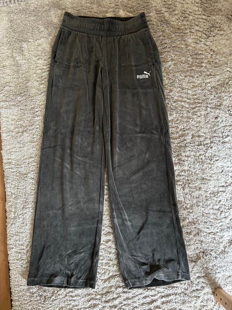 PUMA フリースジャージ上（XL）下（S）セット グレー