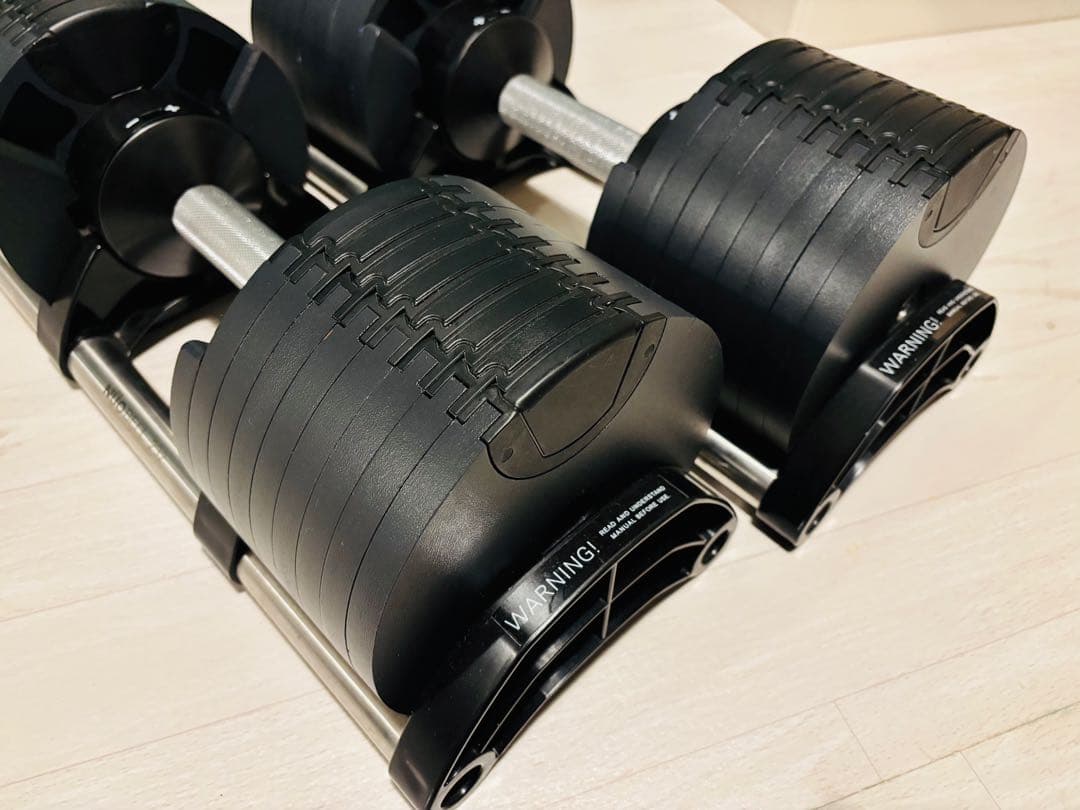 フレックスベル FLEXBELL 2kg刻 可変式ダンベル 32kg １台②