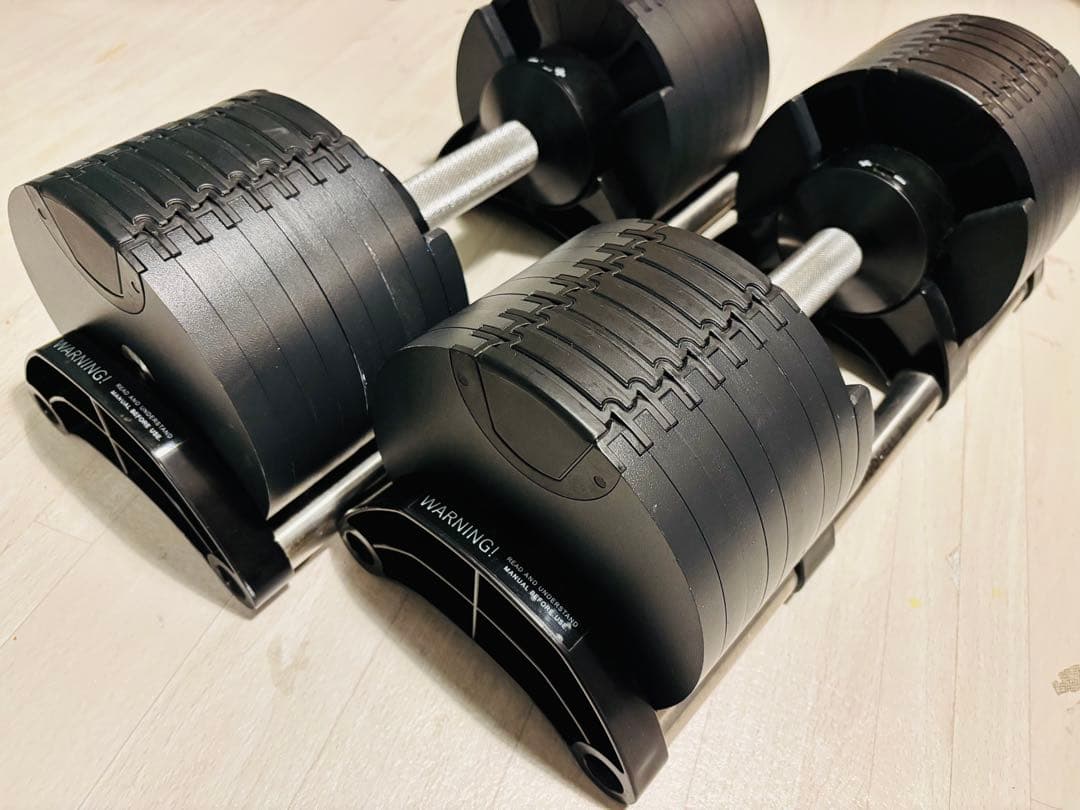 フレックスベル FLEXBELL 2kg刻 可変式ダンベル 32kg １台②