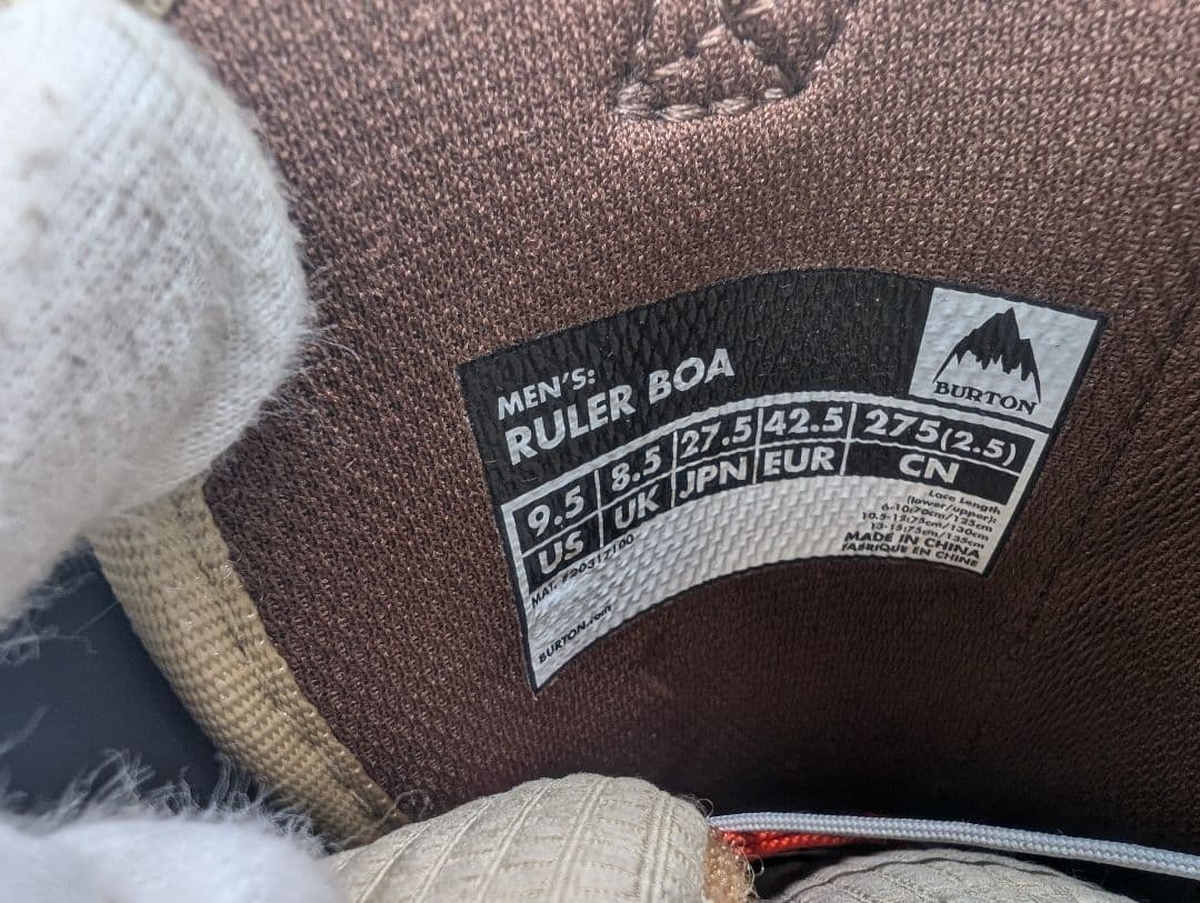 （N.R）BURTON バートン RULER BOA ルーラー ボア