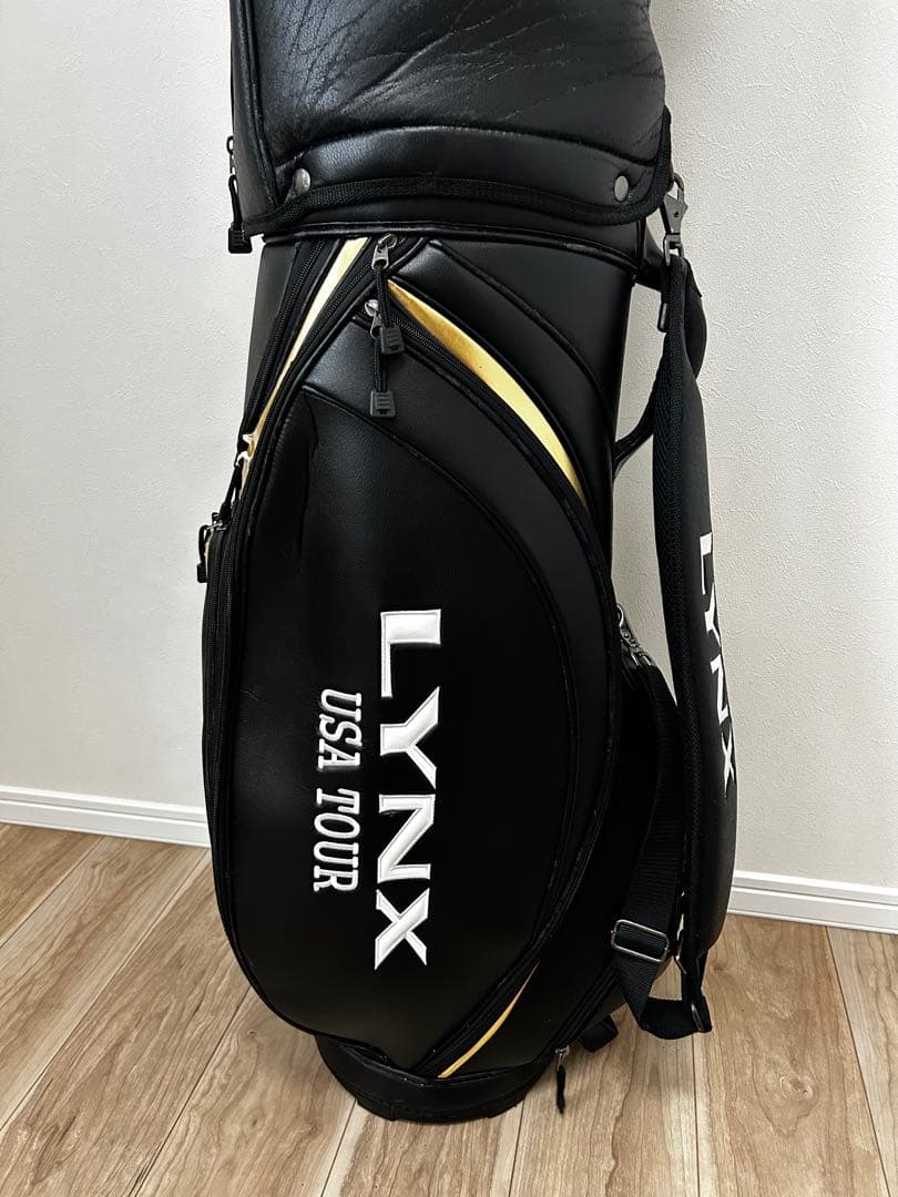 LYNX USA TOUR ゴルフバッグ ブラック