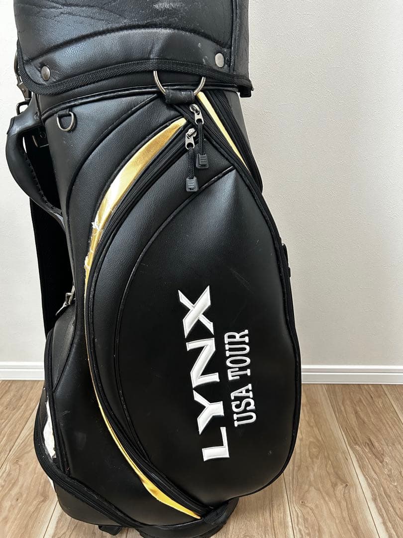 LYNX USA TOUR ゴルフバッグ ブラック