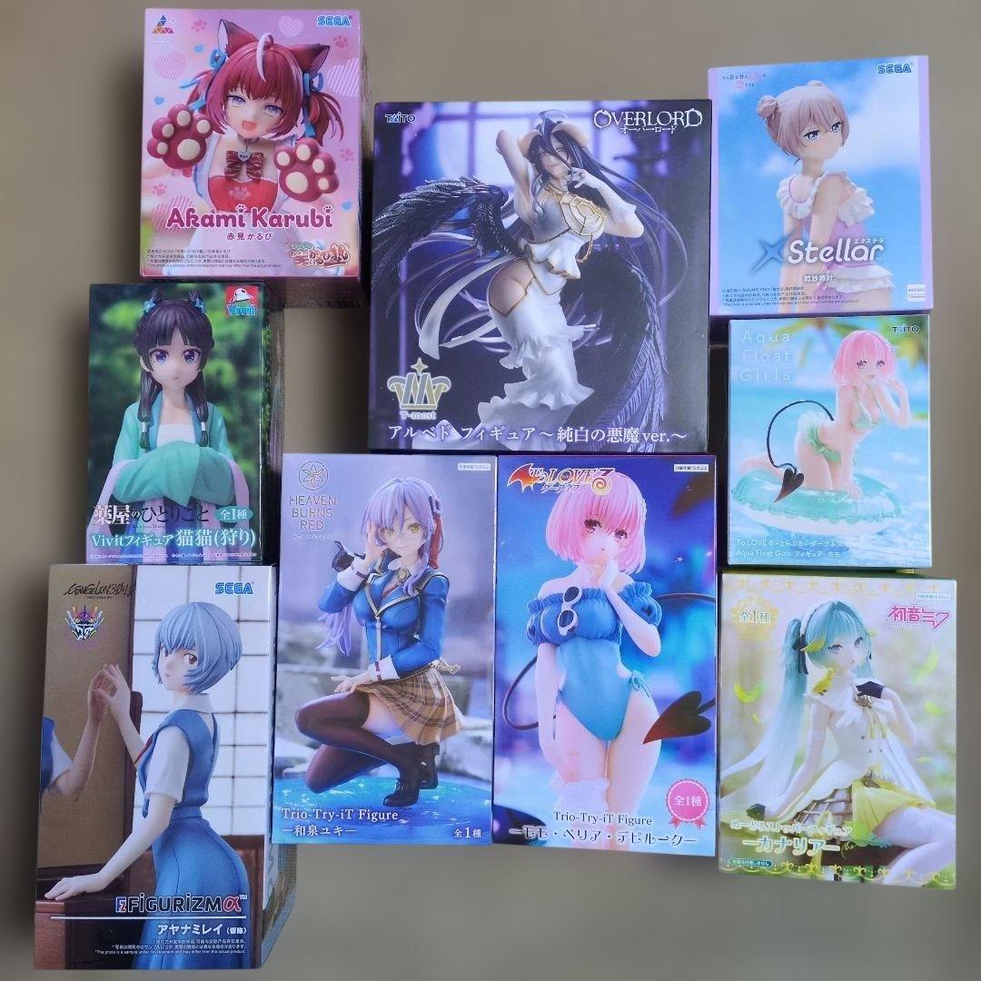 美少女プライズフィギュアまとめ売り 9体セット
