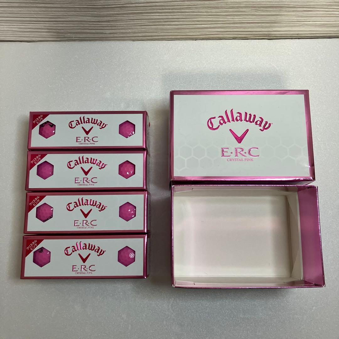 未使用品 Callaway E.R.C. CRYSTAL PINK ゴルフボール