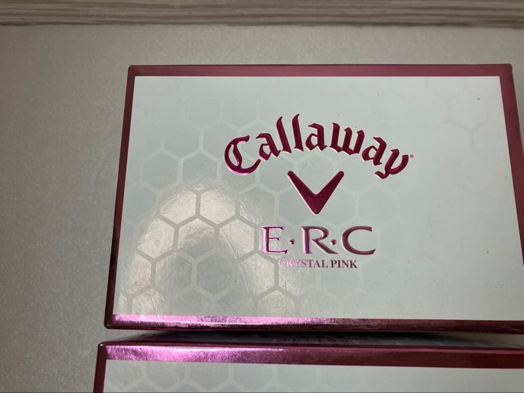 未使用品 Callaway E.R.C. CRYSTAL PINK ゴルフボール