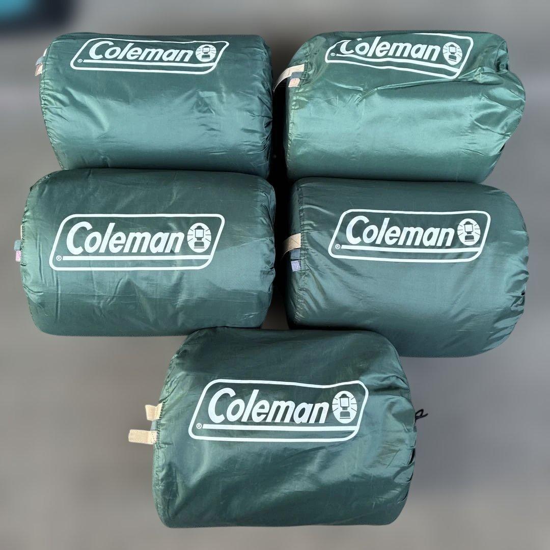 Coleman アーガイル/7 寝袋 84×190cm　ピンク3個　ブルー2個